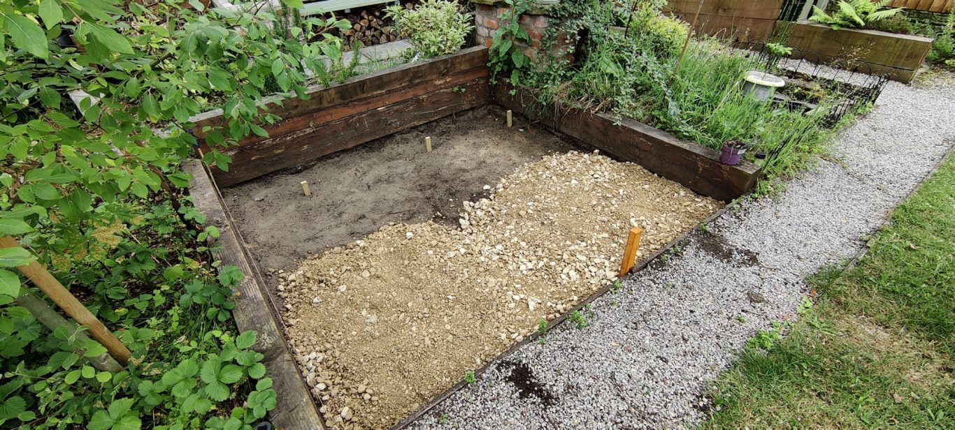 Patio sub base Patio sub base