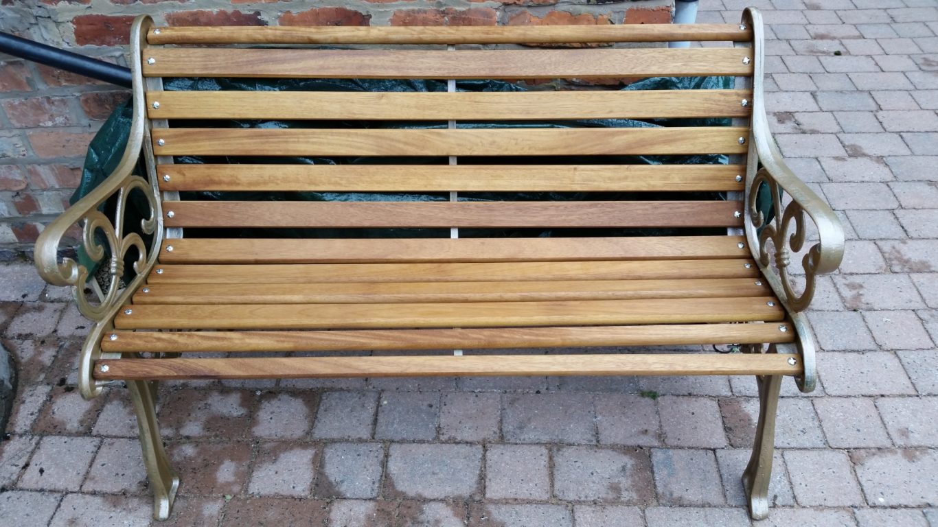 Garden Bench - After restoration Garden Bench - After restoration